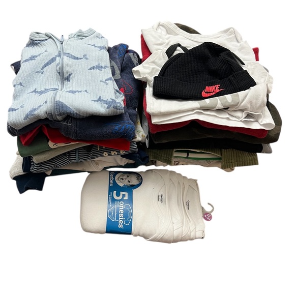 Baby Boy clothing bundle mixture of clothes 32+ pieces - Picture 1 of 15